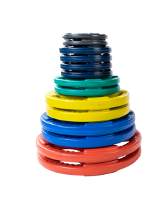 Color Rubber Grip Olympic Plates