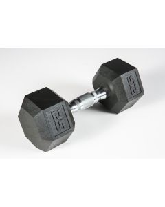 York Premium PVC Hex Dumbbell – Chrome Ergo Handle